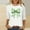 01-White st patricks day shirts womens, variant on Mceream St Patricks Day Shirt Women - Irish Shamrock Tunic Tops Casual Holiday 3/4 Sleeve Shirt Crewneck Plus Size Tunic Blouses Dressy Casual clothes White XXXXXL