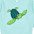 thumbnail image 3 of Inktastic Sea Turtle with Swirls Toddler Sweatshirt, 3 of 4