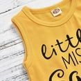 thumbnail image 6 of Dooleck Daddys Girl Baby Clothes Infant Toddler Letter Vest Top Shorts Set Outfit, 6 of 7