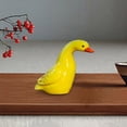 thumbnail image 2 of Estatua de , escultura de Animal, figura en miniatura de resina, adorno artesanal de escritorio para interior y exterior, dormitorio, regalo de Amarillo de pie mayimx Estatua al aire libre, 2 of 7