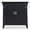 Slate Black, variant on Allora Mid-Century Solid Wood 2 Doors Hall Stand in Black Slate