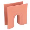 thumbnail image 4 of Jarrones de cerámica para flores, floreros geométricos de color naranja para decoración, jarrones de cerámica de alto rendimiento, 4 of 12