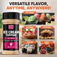 thumbnail image 4 of Ice Cream Topping Cinnamon Roll Mix - Gluten Free & Low Sodium Cinnamon and Sugar Flavor for Coffee Toppings. Cinammon Sugar Powder Seasoning for Oatmeal, Yogurt & Dessert. Sweet Buttery Ble, 4 of 5