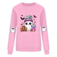 thumbnail image 3 of cocolona Womens Halloween Sweatshirts Fall Winter Long Sleeve Shirts Fashion Casual Loose Cute Graphic Tops Blouse Halloween Gifts, 3 of 4