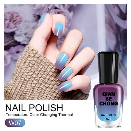 Temperature Color Changing Thermal Nail Polish Fast Drying Water-based Gradient Nail Varnish Manicure Supplies Nail Art | Walmart Canada Temperature Color Changing Thermal Nail Polish Fast Drying Water-based Gradient Nail Varnish Manicure Supplies Nail Art | Walmart Canada