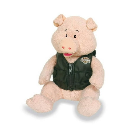 Harley-Davidson Kid's Bean Bags Stuffed Animal, Torque Stuffed Hog 20110, Harley Davidson