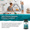 thumbnail image 5 of Swanson NAC N-Acetyl Cysteine, Helps Replenish Glutathione To Support Liver & Cellular Health, 100 Capsules (3-Pack), 5 of 7