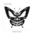 thumbnail image 4 of Metal Skeleton Butterfly Wall Decor Art - Black Gothic eath Head Moth Metal Wall Sculpture for Bedroom Living Room Bathroom Office Garden Wall Decoration, 4 of 5