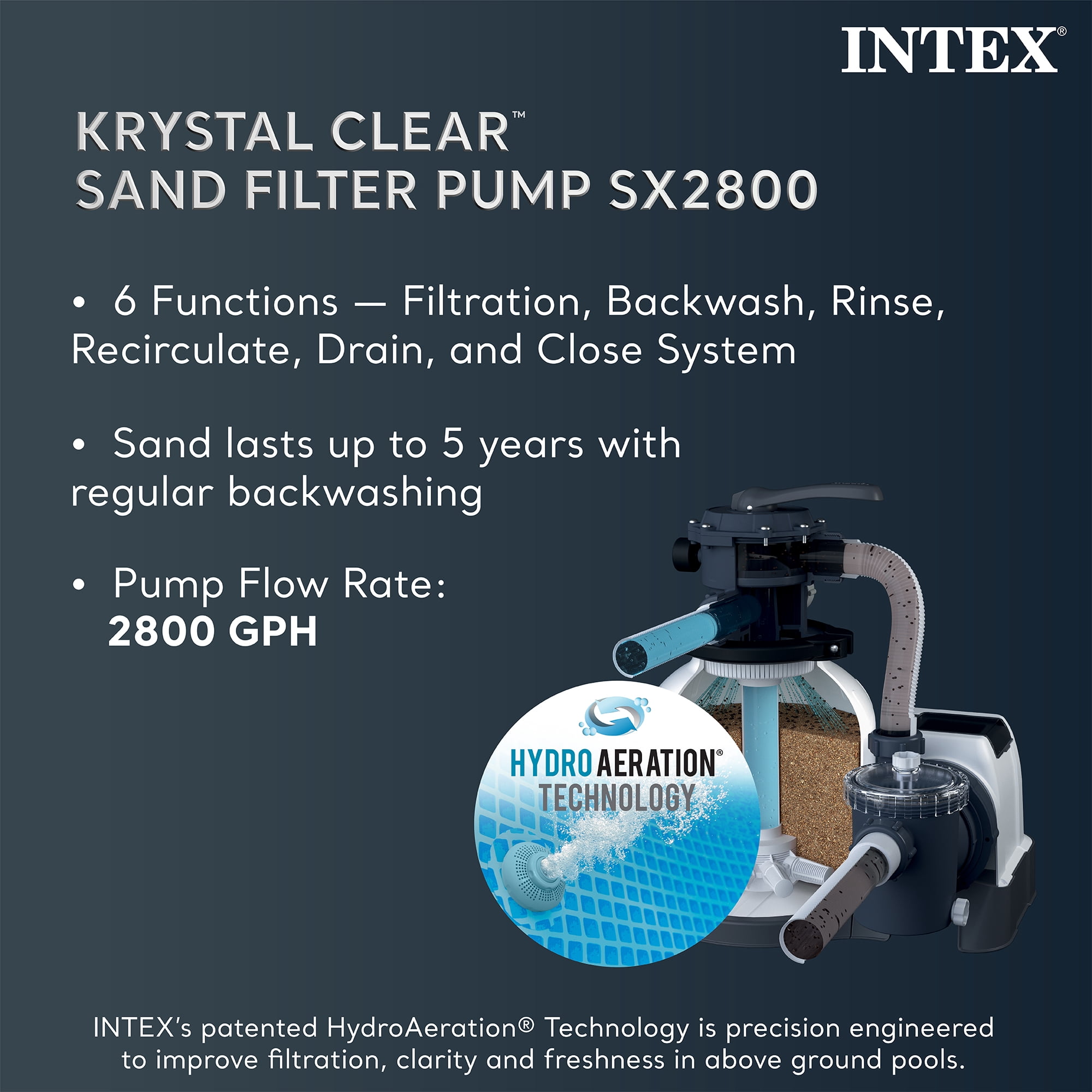 Intex Ultra XTR 24' x 52" Round Above Ground Pool & 2 Pack OptiFlow Filter Sand