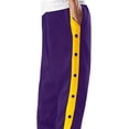thumbnail image 1 of Bamboohart Men‘s Tear Away Pants  Loose Fit Basketball Pants High Split Snap Button Sweatpants, 1 of 7