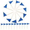 thumbnail image 4 of FOMIYES Flag Picks for Cupcake Decorations and Party Supplies Wooden Toothpicks with Paper Flags 60pcs, 4 of 8