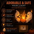 thumbnail image 4 of 2026 Ghost Campfire Nightlight, Ghost Roasting S'Mores Plug-In Wall Flickering Flame Nightlight,Spooky Fire Marshmallow Night Light For Indoor Halloween Decor,Halloween Decorations Party Gift, 4 of 7