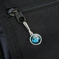 thumbnail image 3 of Speed Skater Ice Skating Fast Antiqued Charm Clothes Purse Suitcase Backpack Zipper Pull Aid, 3 of 3