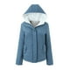 thumbnail image 1 of Puntoco Chaqueta De Pan De Felpa Engrosada De Color Sólido para Mujer Chaqueta De Algodón con Botones Y Cremallera De Manga Larga con Capucha Chaqueta De Algodón Puntoco Puntoco-1, 1 of 7
