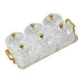thumbnail image 1 of Fruit Snacks Serving Platter Serving Bowls Food Kitchen Plate Storage Container for Wedding Clear 6 Bowls, 1 of 9