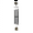 Black, variant on Wind Chime - 36in Tractor - Silver Tube
