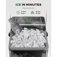 thumbnail image 4 of Máquina de hielo Totnz Boost con cesta de hielo de 2,5 L y tanque de agua de 1,8 L, 4 of 7