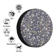 thumbnail image 4 of Vsdgher Daisies Flowers for Spare Tire Cover, Tire Wheel Protector Wheel Cover Fit for Truck,Trailer,RV,SUV,Camper and Most Vehicle-14 inch, 4 of 6