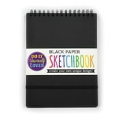 D.I.Y. Sketchbook - Large Black Paper (8 X 10.5) (Hardcover)