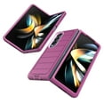 thumbnail image 3 of Asuwish Compatible with Samsung Galaxy Z Fold 4 5G 2022 Phone Case Hybrid Rugged Shockproof Hard Protective Drop Proof Full Body Heavy Duty Mobile Cell Cover for ZFold4 Z4 ZFold45G Women Men Purple, 3 of 7