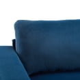 thumbnail image 7 of Modern Sofa Couches for Living Room,Mid-Century Upholstered Sofa Furniture with Sturdy Wooden Legs for Living Room,Bedroom,Blue, 7 of 7