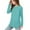 Light Blue1, variant on fatyb Girls Long Sleeve Shirts Crewneck Casual Tops Kids Solid Color Loose Blouses for Spring Summer