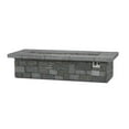 thumbnail image 3 of Sedona Large Rectangle Propane Fire Table in Gray with Natural Gas Conversion kit, 3 of 7