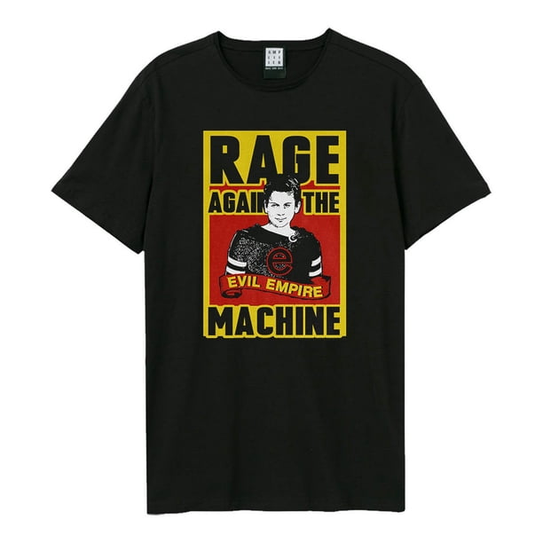 Amplified - Camiseta Evil Empire Rage Against the Machine para Adultos Unisex (Negro)