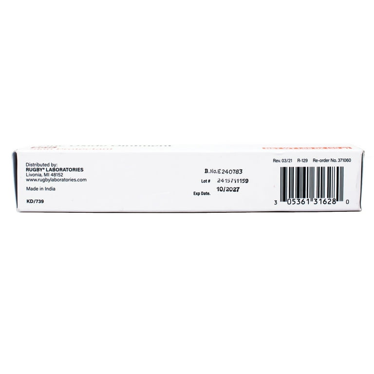 Rugby Zinc Oxide Ointment 20% Skin Protectant - 1.05 Oz HSA/FSA