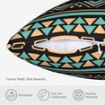 thumbnail image 5 of ZICANCN Vintage Aztec Tribal Style Throw Pillow Covers, Bed Couch Sofa Knit Decorative Pillow Covers for Living Room Farmhouse, 20"x20", 5 of 8
