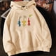 thumbnail image 3 of Sudadera con capucha Pikmin para mujer, estética Y2K, sudadera con capucha Y2K, ropa gótica femenina, 3 of 4