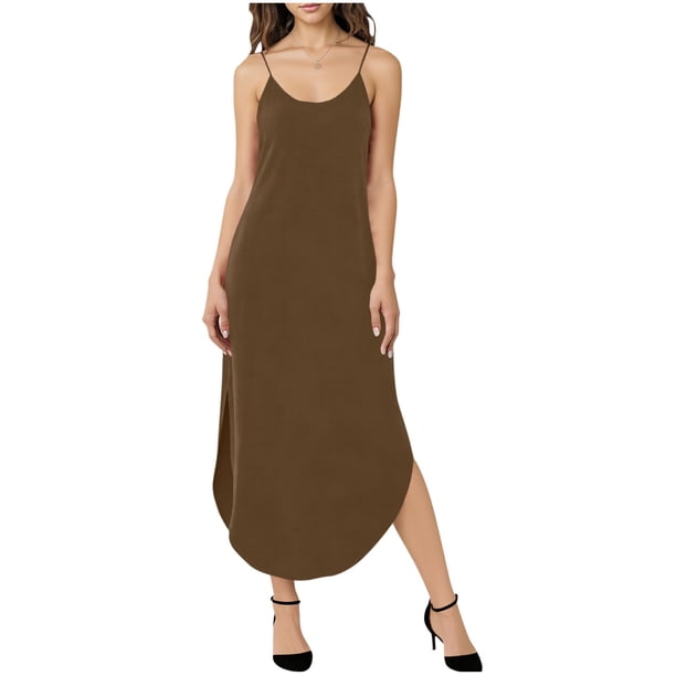 Vestido Corto para las Mujeres Verano Cuello en V Color Sólido Vestido de Cambio de Manga Corta con Bolsillos, Top de Primavera Casual para el Uso Diario