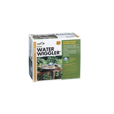 Allied Precision Solar Water Wiggler Bird Scene Outdoor Birdbath Agitator