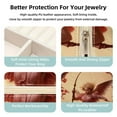 thumbnail image 3 of Cupid Travel Portable Square Jewelry Box Organizer for Rings, Earrings, Necklaces, Bracelets, etc. for Girls and Women, 3 of 6