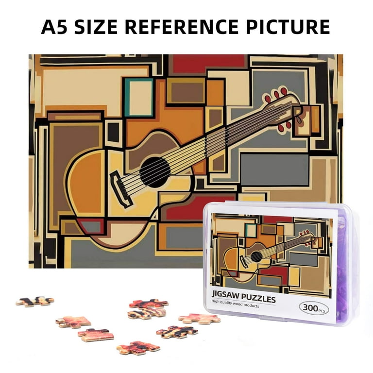 Wooden Puzzle Music, Funky Fractal Geometric Square Shaped