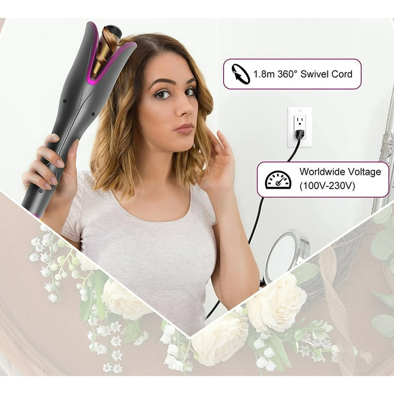 Double prong top curling iron