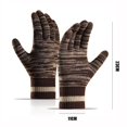 thumbnail image 3 of Women Touch Screen Outdoor Warm Winter Gloves Fleece Thick Knitted Gloves Mittens COFFEE, 3 of 8