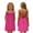 Hot Pink, variant on yocbz Toddler Girl Dresses Big Girls Dresses Toddler Girl Dress Summer Outfits Kids Ruffle Cap Puff Sleeves Boho Dresses Casual Sundress for Girls Hot Pink,4-5 Years