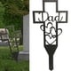 thumbnail image 4 of de metal, estatua de Regalos conmemorativos Cementerio Decoraciones para tumbas Decoraciones para el instalación con MDOD01 Macarena Estaca de cruz de cementerio, 4 of 8