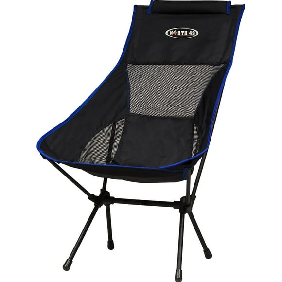North 49 Pod Hi-Back Compact Camping Chair - Black