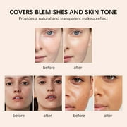 3 In 1 Anti-Wrinkle Foundation Stick, Korean Hydrating Lightweight Flawless Eraser Foundation Stick with Brush, Hydrating Lightweight Multi-Use Foundation Stick With Brush