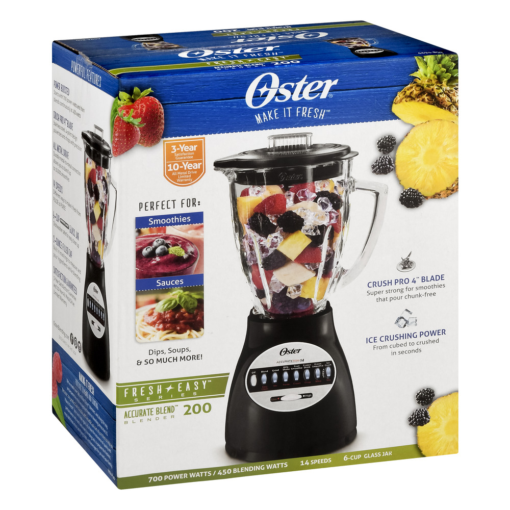 Oster BCBG08-B 6-Cup Glass Jar 8-Speed Blender - Black - image 2 of 3