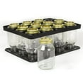 thumbnail image 3 of Superb Quart Mason Jars with Regular Mouth Lids & Bands - 12 Pack, 3 of 13