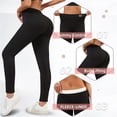 thumbnail image 3 of Leggings Naked-Feel sin costura frontal for mujer, mallas gruesas de cintura alta con forro polar, pantalones de Yoga ajustados de talla grande, 3 of 6