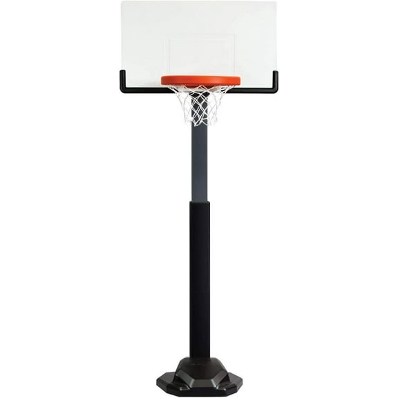 Huplay Pro Large Adjustable Post Basketball Set