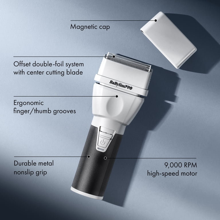 BaBylissPRO® COREFX ダブルフォイルシェーバー BaBylissPRO COREFX Professional Performance Shaver, Waterproof
