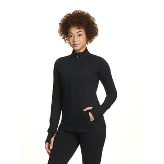 Reebok Women's Squad Zip Up Mock Neck Sweatshirt, Sizes XS-XXXL