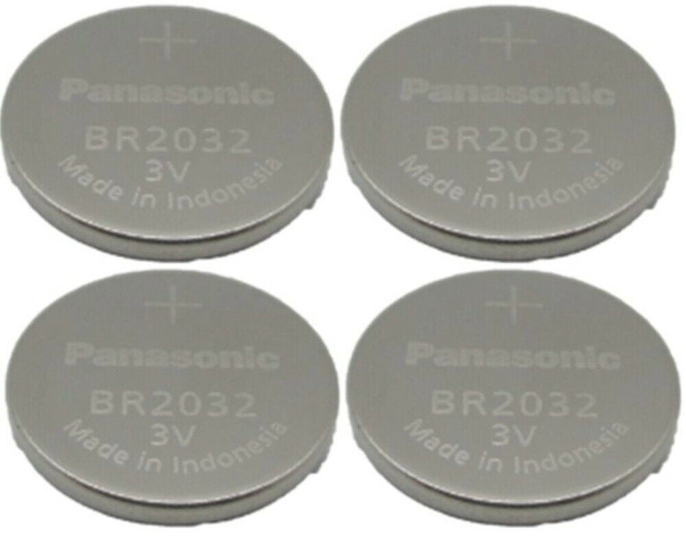 4-Pcs -- Panasonic BR2032 3v Lithium Coin Cell Battery