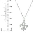 thumbnail image 3 of Diamaison 1/10 Cttw Natural White Diamond Fashion Pendant for Adult in Sterling Silver, 3 of 7
