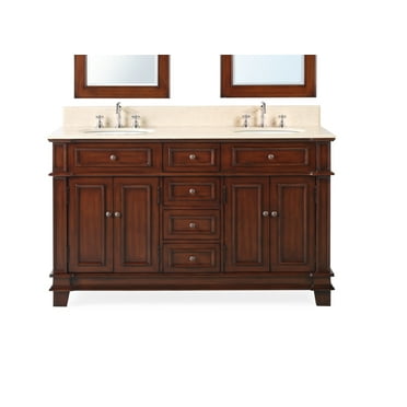 60" Timeless Classic Sanford Double Sink Bathroom Vanity